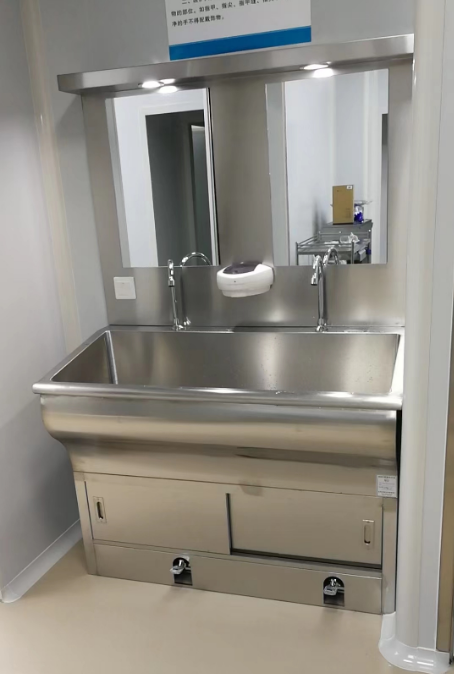 双人位脚踏洗手池